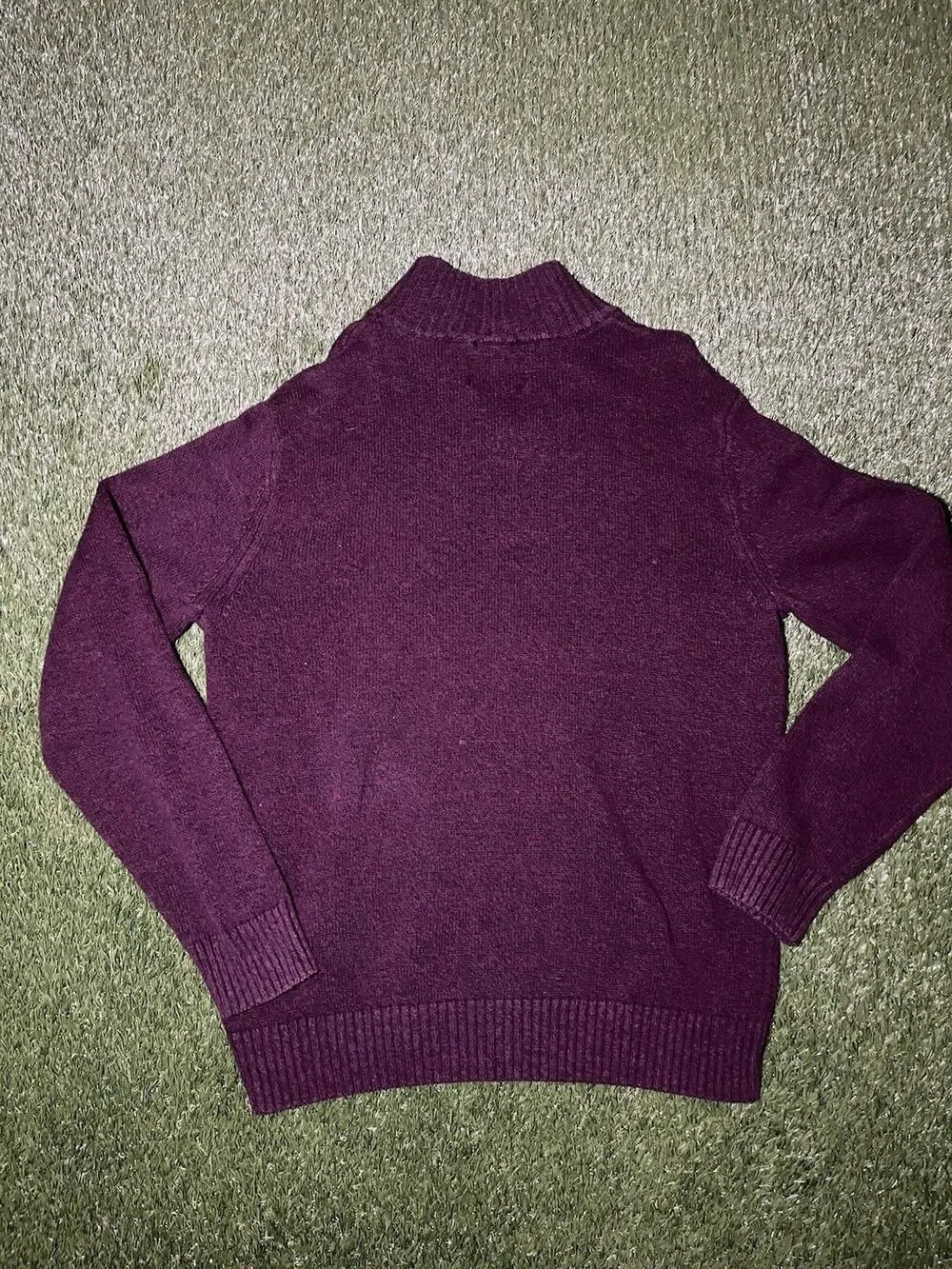 American Eagle Outfitters Purple Knit Mock Neck Sweater Men's Size L